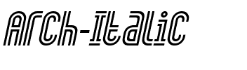 Arch Italic.ttf