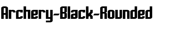 Archery Black Rounded Regular.ttf