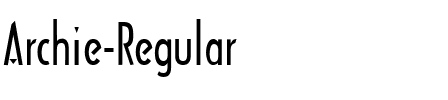 Archie Regular.ttf