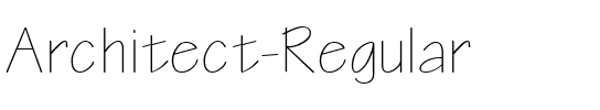 Architect Regular.ttf