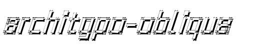 Architypo Oblique.ttf