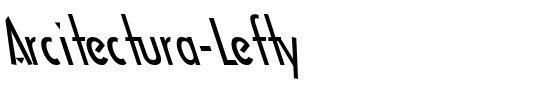 Arcitectura Lefty Regular.ttf