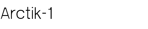 Arctik 1 Regular.ttf