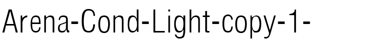 Arena Cond Light Regular.ttf