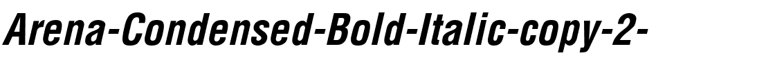 Arena Condensed Bold Italic.ttf