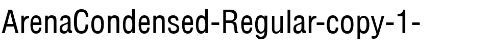 ArenaCondensed Regular.ttf