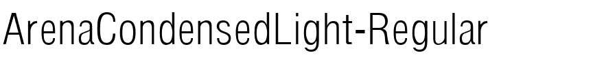 ArenaCondensedLight Regular.ttf