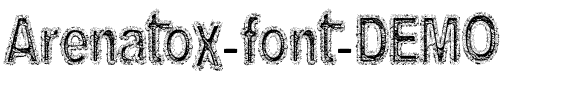 Arenatox font DEMO Normal.ttf