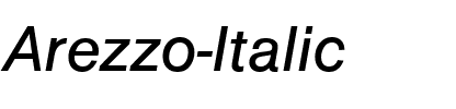 Arezzo Italic.ttf