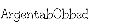 ArgentabObbed Regular.ttf
