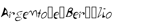 Argento_e_Ber__lio Medium.ttf