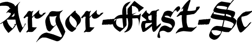 Argor Fast Scaqh Regular.ttf