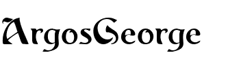 ArgosGeorge Regular.ttf