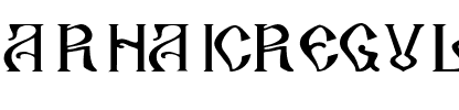 Arhaic Romanesc. Regular.ttf