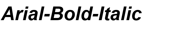 Arial Gras Italique.ttf
