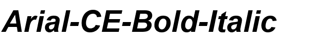 Arial CE Полужирный Курсив.ttf