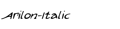 Arilon Italic Italic.ttf