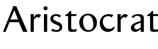 Aristocrat Regular.otf