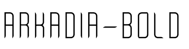 Arkadia bold.otf