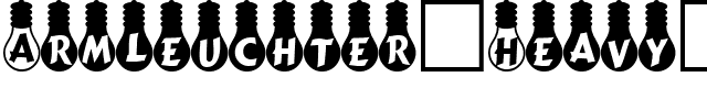 Armleuchter DB Heavy.ttf