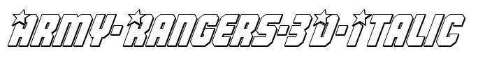 Army Rangers 3D Italic Italic.ttf