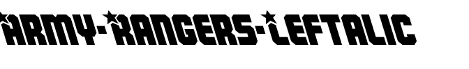 Army Rangers Leftalic Italic.ttf