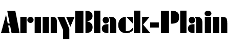 ArmyBlack Plain.ttf
