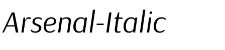 Arsenal Italic.ttf