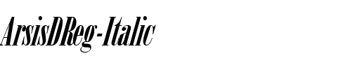 ArsisDReg Italic.ttf