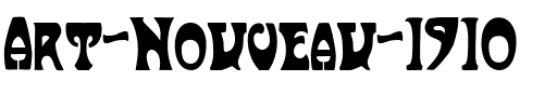 Art-Nouveau 1910 Regular.ttf