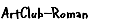 Art Club Roman Regular.otf