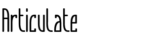 Articulate Regular.ttf