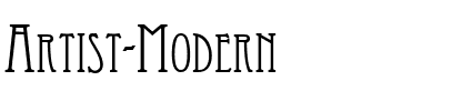 Artist-Modern Regular.ttf