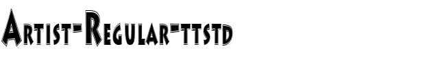 Artist ttstd Regular.ttf