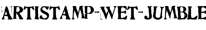 Artistamp Wet Jumbled Regular.ttf