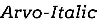 Arvo Italic.ttf