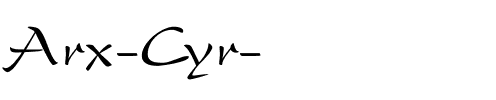 Arx Cyr Regular.ttf