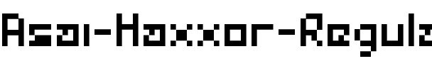 Asai Haxxor Regular.ttf