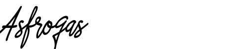 Asfrogas Regular.ttf