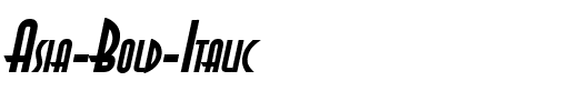 Asia Bold Italic.ttf