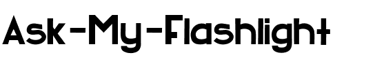 Ask My Flashlight Regular.ttf
