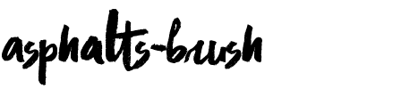 Asphalts Brush Regular.ttf