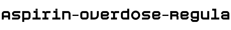 Aspirin-Overdose Regular.ttf