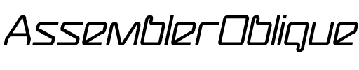 AssemblerOblique Regular.ttf
