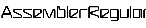 AssemblerRegular Regular.ttf