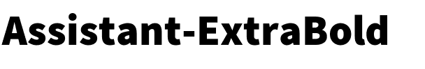 Assistant ExtraBold Regular.ttf