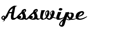 Asswipe Regular.ttf