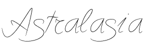 Astralasia Medium.otf