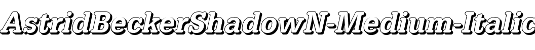 AstridBeckerShadowN-Medium Italic.ttf