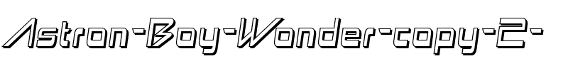 Astron Boy Wonder Regular.ttf